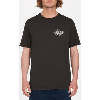 Vêtements Homme T-shirts manches courtes Volcom Camiseta  V Entertainment - Rinsed Black Noir