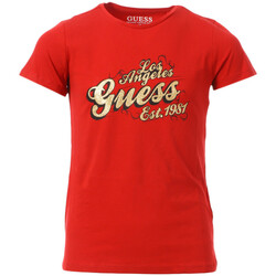 Vêtements Garçon T-shirts & Polos Guess G-J3BI03J1314 Rouge