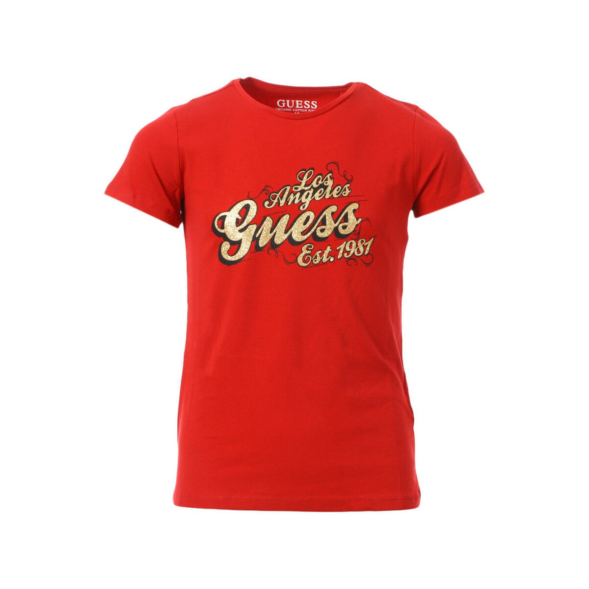 Vêtements Garçon T-shirts manches courtes Guess G-J3BI03J1314 Rouge