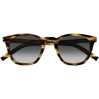 Montres & Bijoux Saint Laurent Eyewear Saint Laurent Sl 174 Black Sunglasses Yves Saint Laurent Occhiali da Sole Saint Laurent SL 28 045 Marron