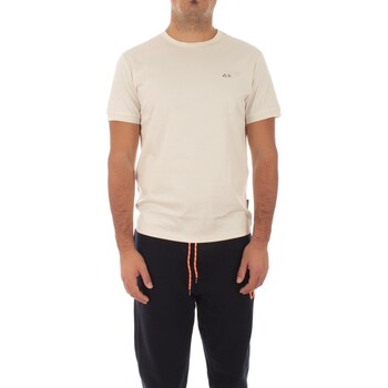 Vêtements Homme T-shirts manches courtes Sun68 T43101 Blanc