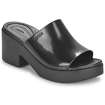 Chaussures Femme Mules Crocs lined BROOKLYN HEEL Noir
