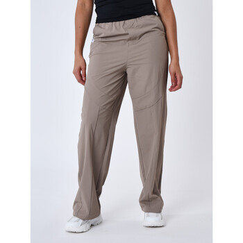 Vêtements Femme Pantalons BOSS Tee Curved Short Sleeve T-Shirt Pantalon F234206 Gris