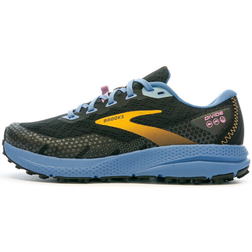 Chaussures Femme zapatillas de running ultra Brooks amortiguación media voladoras apoyo talón maratón ultra Brooks 1203681B096 Noir