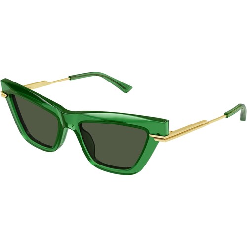 Montres & Bijoux Femme Lunettes de soleil Bottega Sunglasses Veneta BV1241S Lunettes de soleil, Vert/Vert, 54 mm Vert