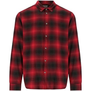 Vêtements Homme Chemises manches longues Woolrich Chemise Traditional Flannel Noir Rouge