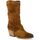 Chaussures Femme Boots Paoyama Boots cuir velours Marron