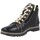 Chaussures Femme Bottines Pikolinos Botin Casual Cordones Mujer de  Vigo W3W-8564 Noir