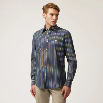 Vêtements Homme Chemises manches longues polo ralph lauren logo varsity jacket CRK011012532B Bleu