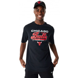 Vêtements Homme Débardeurs / T-shirts sans manche New-Era Tee shirt homme Chicago bulls noir 60424433 - XS Noir