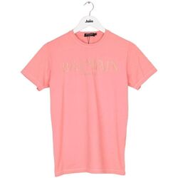 Vêtements Femme Débardeurs / T-shirts sans manche Balmain Top en coton Rose
