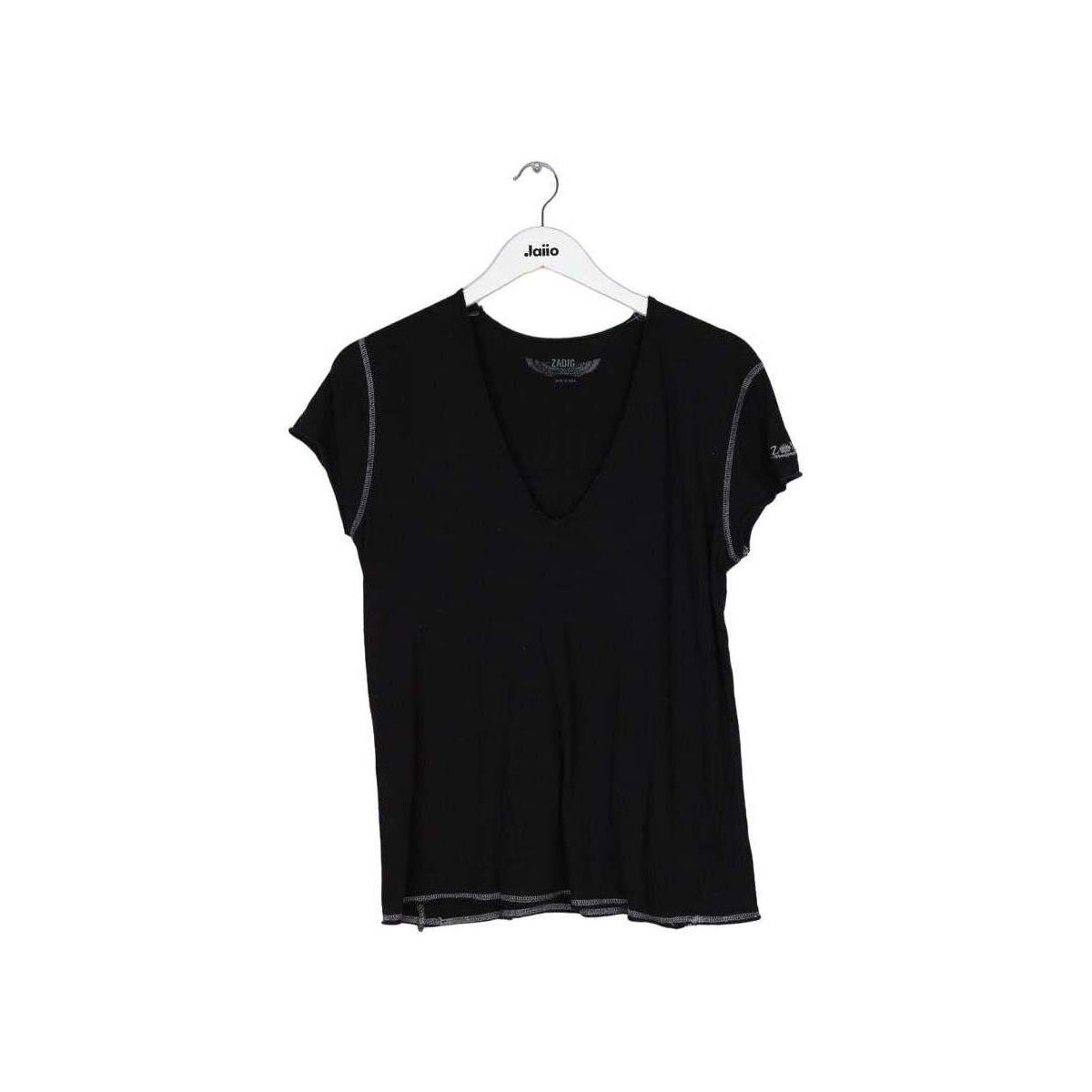 Vêtements Femme Débardeurs / T-shirts sans manche Zadig & Voltaire Top en coton Noir