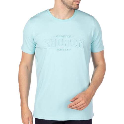 Vêsuit Homme T-shirts Gelb manches courtes Shilton T-shirt manches courtes relief 