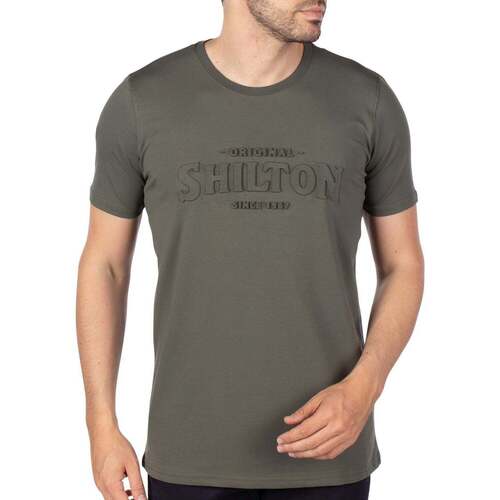 Vêtements Homme T-shirts manches courtes Shilton T-shirt suit manches courtes relief 