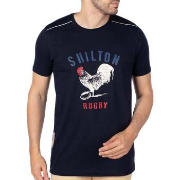 Vêsuit Homme T-shirts Gelb manches courtes Shilton T-shirt rugby french rooster 