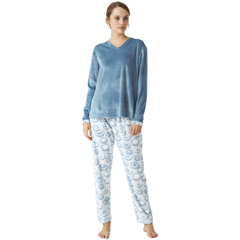 Vêtements Femme Pyjamas / Chemises de nuit J&j Brothers JJBDP0501 Bleu