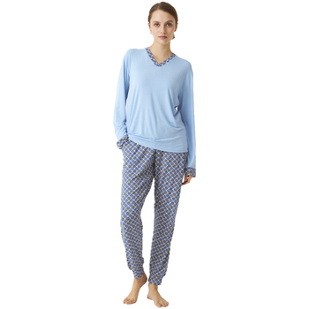 Vêtements Femme Pyjamas / Chemises de nuit J And J Brothers JJBDP0901 Bleu