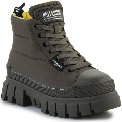 Chaussures Femme Boots Palladium Revolt Boot big Overcush 98863-325-M Olive Night 325 Vert