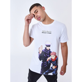 Vêtements Homme T-shirts & Polos Tee Shirt 2310022 Tee Shirt JK05 Blanc