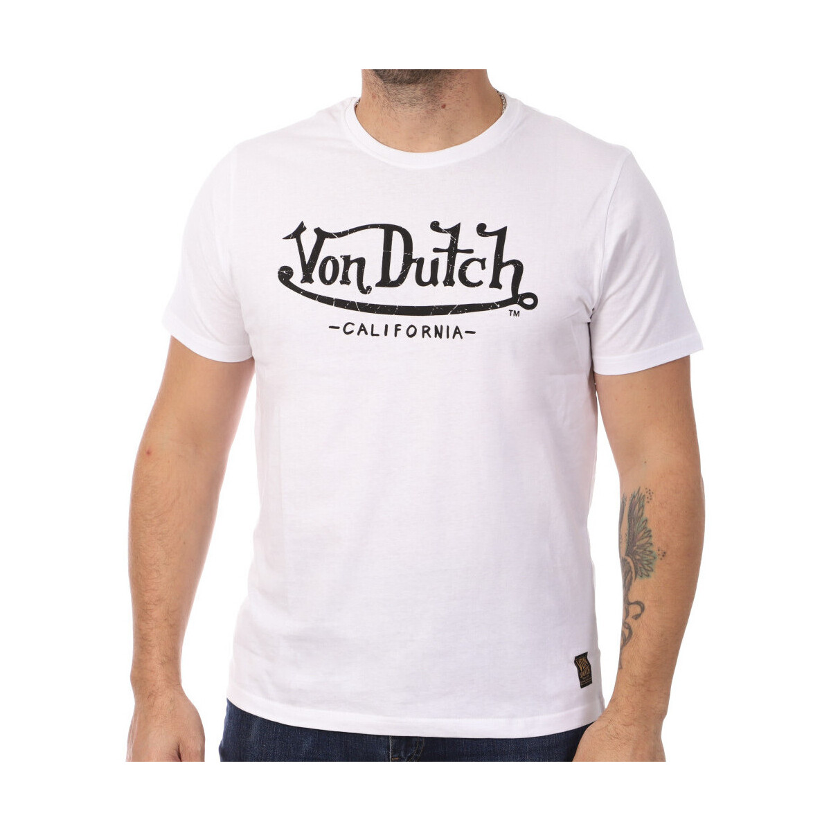 Vêtements Homme T-shirts & Polos Von Dutch VD/TSC/BEST Blanc