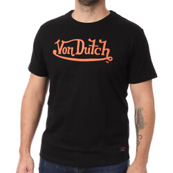 Vêtements Homme T-shirts manches courtes Von Dutch VD/TRC/BRU Noir