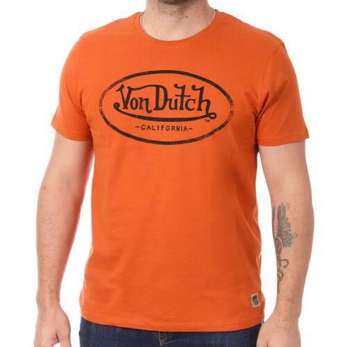 Vêtements Homme T-shirts manches courtes Von Dutch VD/TRC/AARON Marron