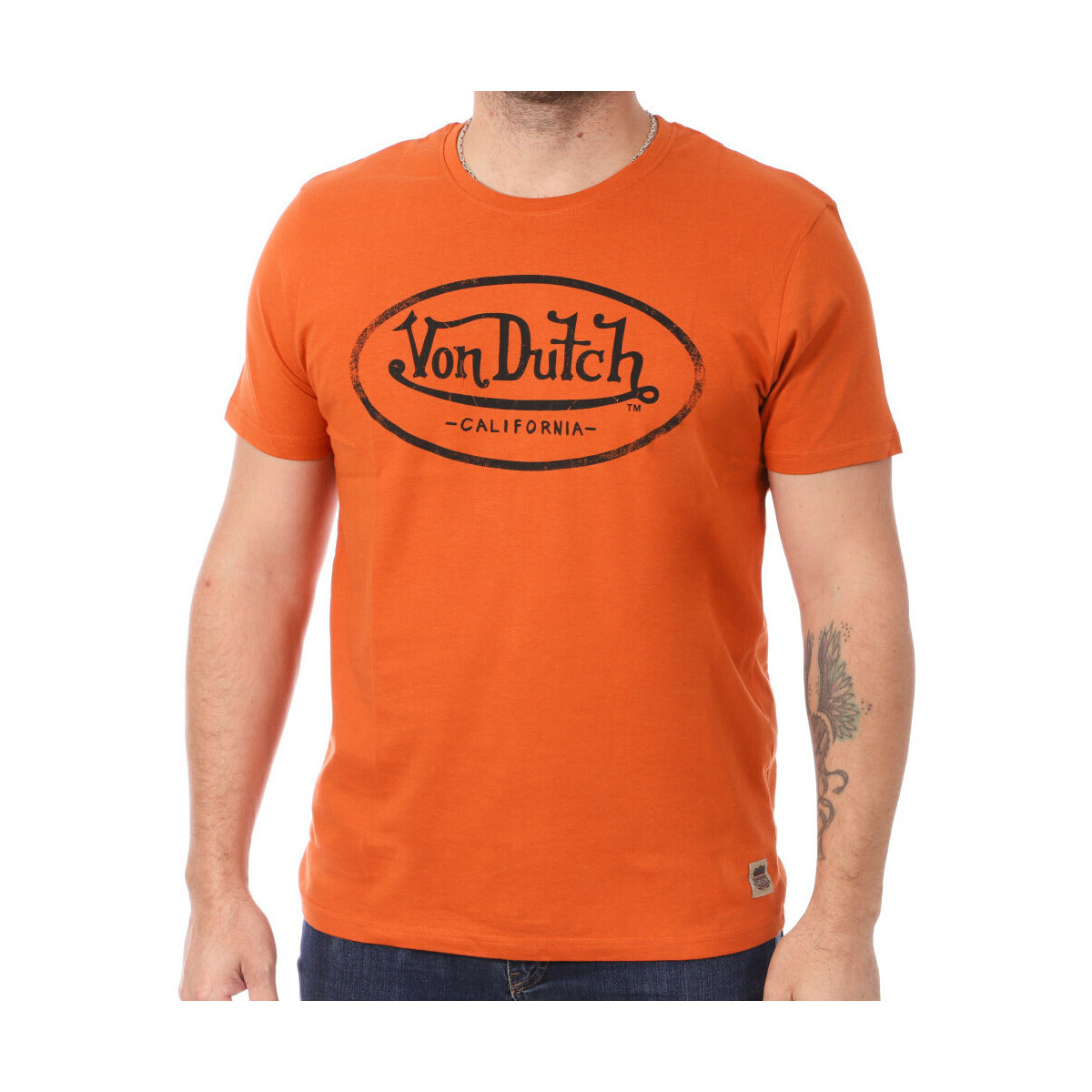 Vêtements Homme T-shirts & Polos Von Dutch VD/TRC/AARON Orange