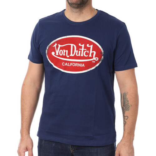Vêtements Homme Nike Training Plus T-shirt z nadrukiem logo Swoosh we wzór moro Von Dutch VD/TRC/AARON Bleu