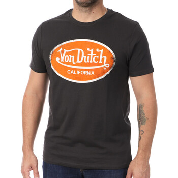 Vêtements Homme T-shirts Canvass courtes Von Dutch VD/TRC/AARON Noir