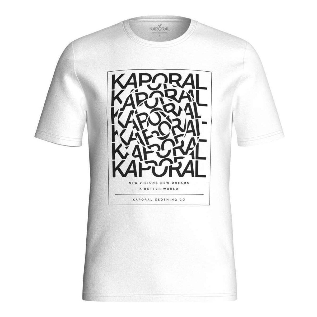 Vêtements Homme T-shirts manches courtes Kaporal 154911VTAH23 Blanc