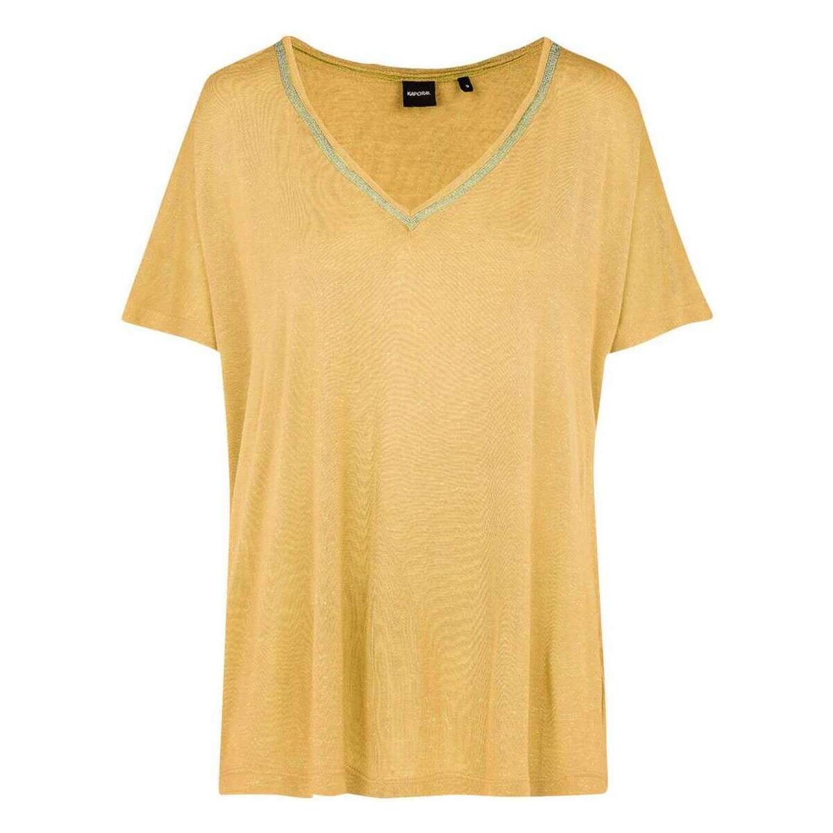 Vêtements Femme T-shirts manches courtes Kaporal 154936VTAH23 Jaune