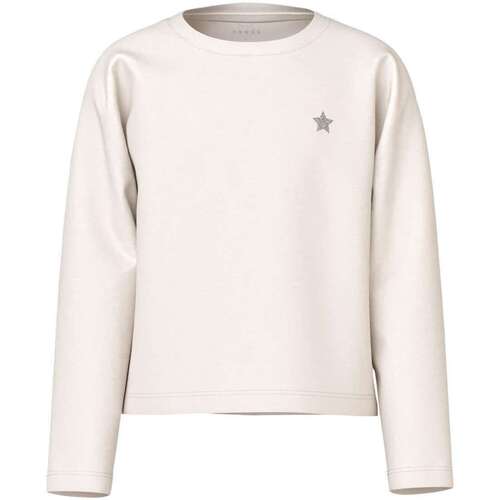 Vêtements Fille Balmain Rib Knit Button Embellished Jacket Name it 155907VTAH23 Blanc