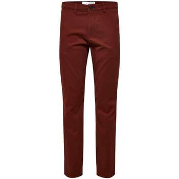 Vêtements Homme Pantalons 5 poches Selected 156524VTAH23 Rouge