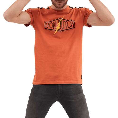 Vêtements Homme T-shirts Canvass courtes Von Dutch 157057VTAH23 Orange