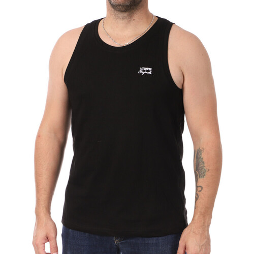 Vêtements Homme Débardeurs / T-shirts sans air Lee Cooper LEE-009552 Noir