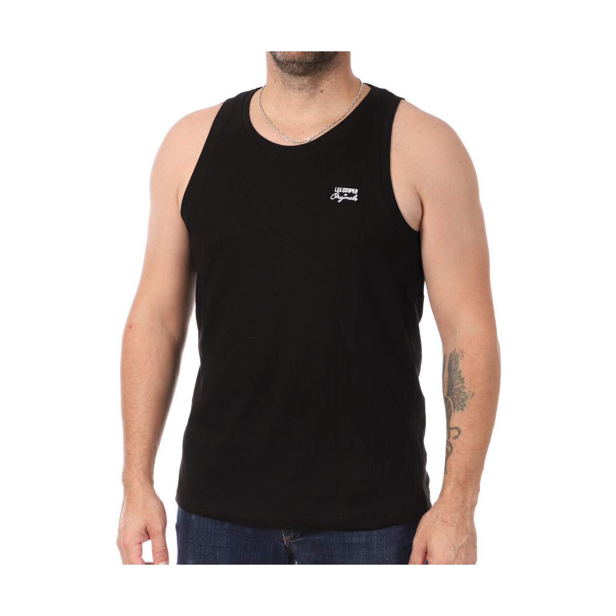 Vêtements Homme Débardeurs / T-shirts sans manche Lee Cooper LEE-009552 Noir