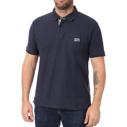 Vêtements Homme T-shirts & Polos Lee Cooper LEE-011121 Bleu