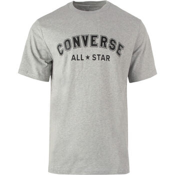 Vêtements Homme Polos manches courtes Converse ALL STAR SINGLE SCREEN PRINT TEE Gris