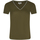 Vêtements Homme T-shirts manches courtes Freeman T.Porter T-shirt col v Kaki