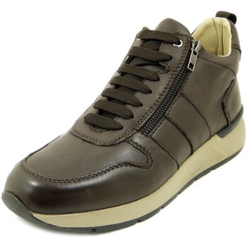 Chaussures Homme Boots Luxury Homme Chaussures, Bottine en Cuir, Lacets - HARRY52 Marron