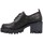 Chaussures Femme Escarpins Carmela Zapatos con Cordón y Tacón para Mujer de Carmela 161089 Noir