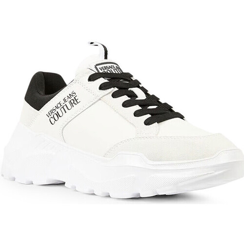 Chaussures Baskets mode Versace JEANS Mourne Couture Sneakers  Blanc Blanc