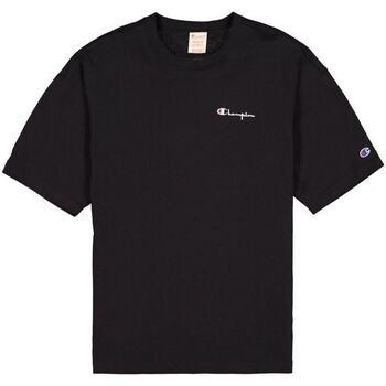 Vêtements Homme T-shirts & Polos Champion Reverse Weave Small Script Logo T-Shirt - Black Noir