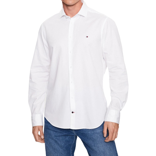Vêtements Homme Chemises manches longues Tommy Hilfiger MW0MW31856 Blanc