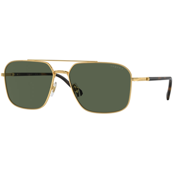 lunettes de soleil vogue  vo4289s lunettes de soleil, or/vert foncé, 59 mm 