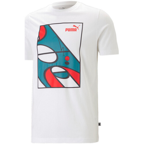 Vêtements Homme T-shirts manches courtes Puma 674481-52 Blanc