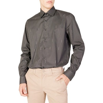 Vêtements Homme Chemises manches longues Calvin Klein Jeans K10K112108 Noir