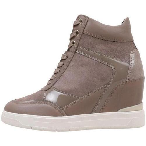 Chaussures Femme Baskets montantes Geox D MAURICA B Gris
