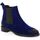 Chaussures Femme Sneaker Boots Pao Sneaker Boots cuir velours Bleu