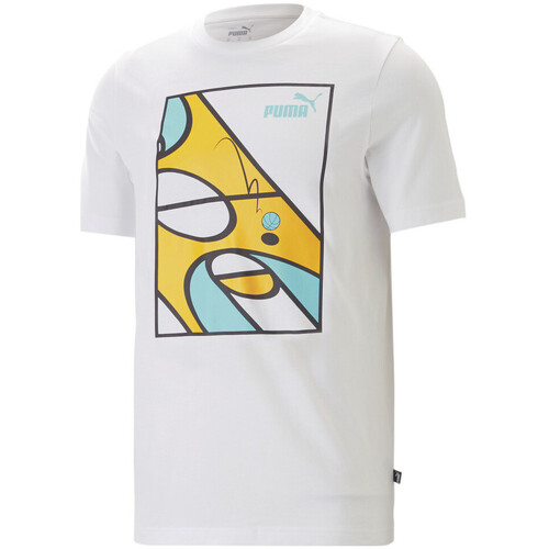 Vêtements Homme T-shirts & Polos Puma 674481-02 Blanc